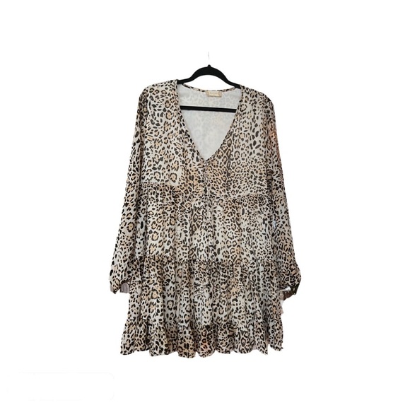 Altar’d State Cheetah Print Dress - Picture 1 of 7